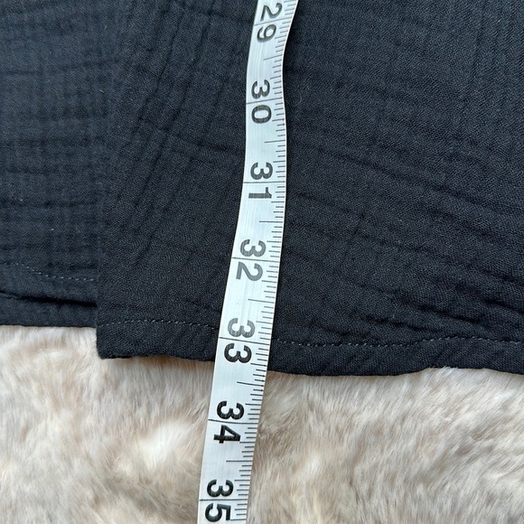 Lou & Grey | Triple Cloth V-Neck Pocket Black Dress, NWT - Picture 13 of 15